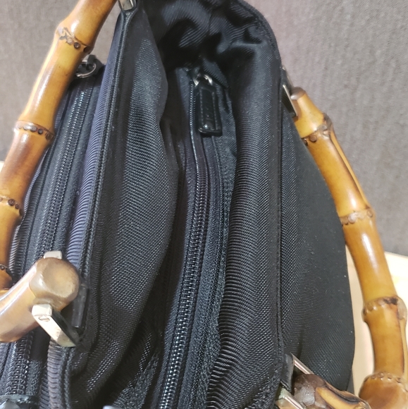 2️⃣0️⃣0️⃣Gucci bamboo 2way nylon handbag db - Picture 8 of 15
